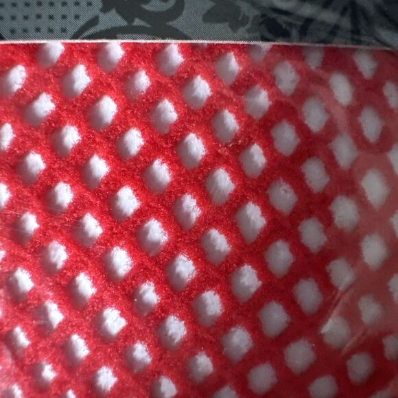 Red Fishnet thigh high stockings Leg Avenue Costume Sexy - Picture 2 of 9